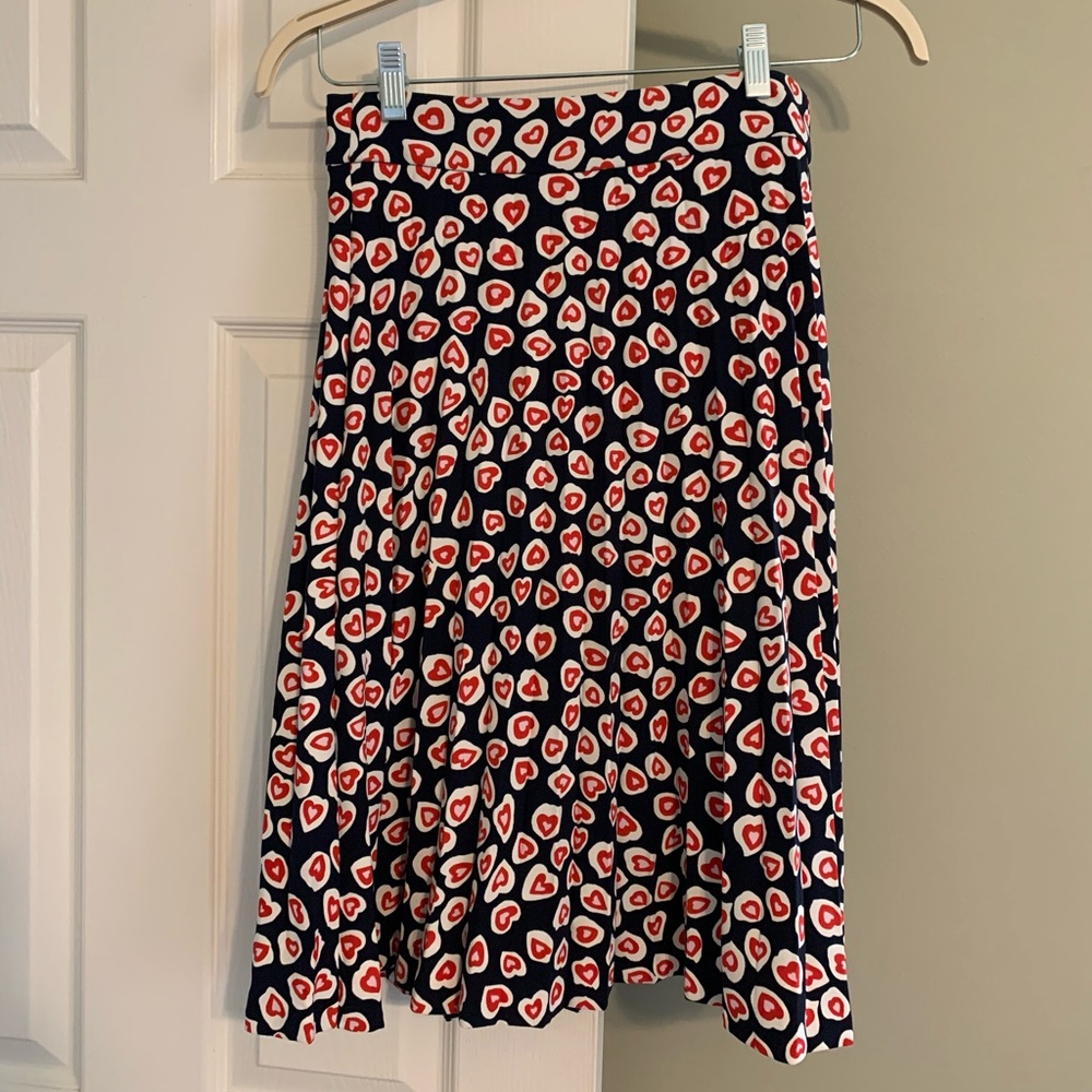 JCrew pleated midi skirt